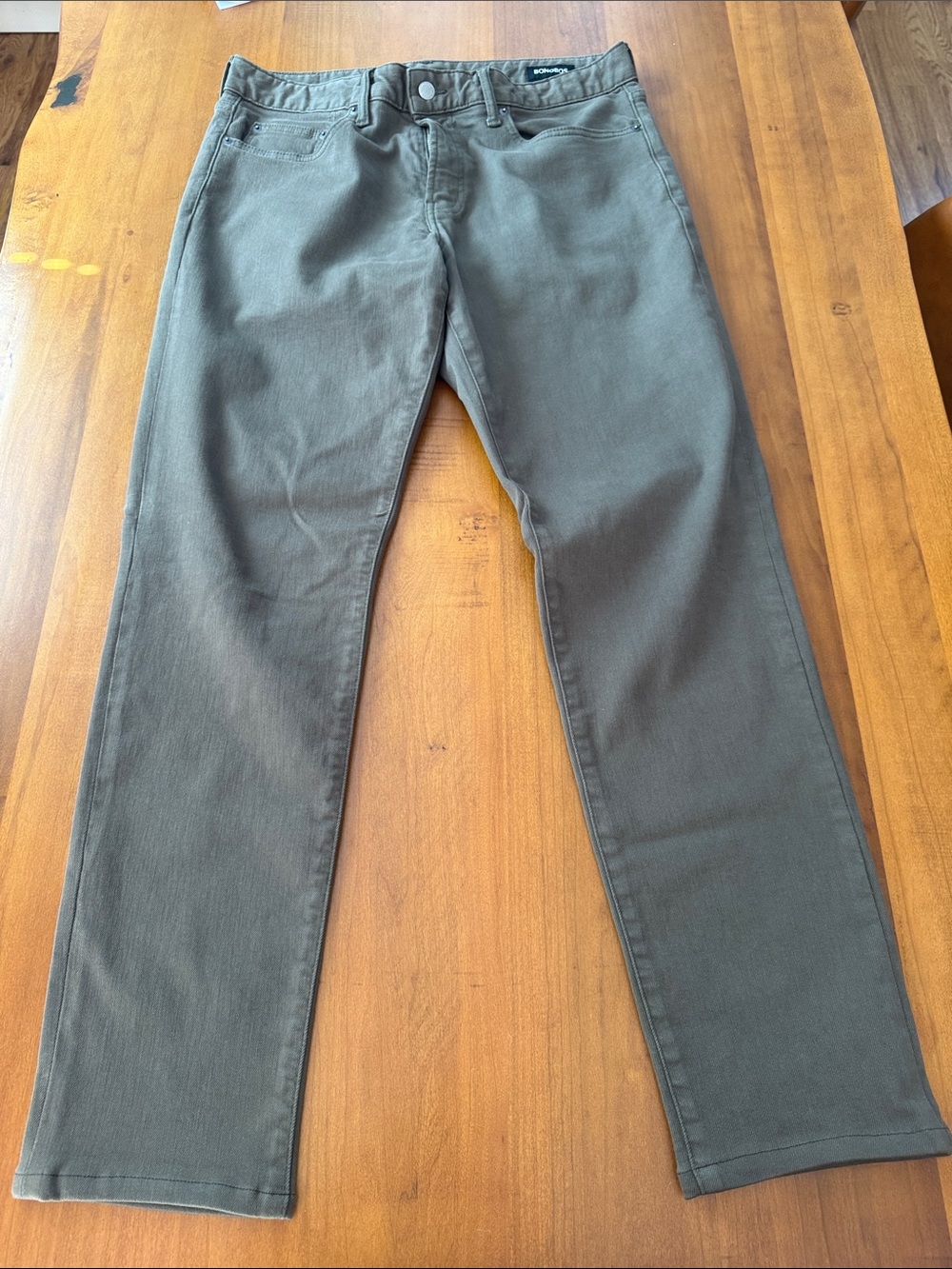 Bonobos Travel Jeans Mojave Desert Taupe 33x31 Slim Taper